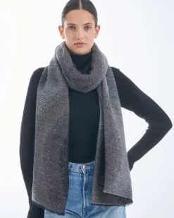 Bijou Brigitte Écharpe - Black Ombré Sale
