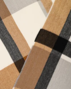 Bijou Brigitte Écharpe - Checkered Brown New