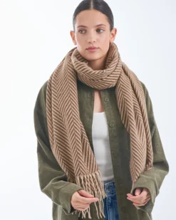 Bijou Brigitte Écharpe - Gentle Brown Discount