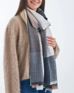 Bijou Brigitte Écharpe - Gentle Check Outlet