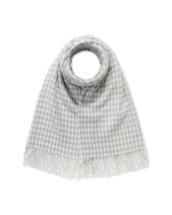 Bijou Brigitte Écharpe - Grey Houndstooth Sale