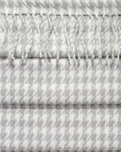Bijou Brigitte Écharpe - Grey Houndstooth Sale