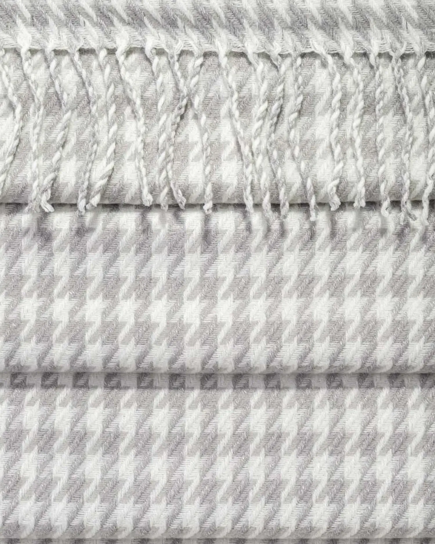 Bijou Brigitte Écharpe - Grey Houndstooth Sale