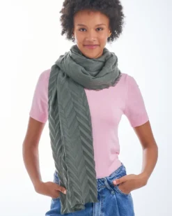 Bijou Brigitte Écharpe - Olive Breeze Clearance