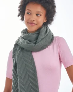 Bijou Brigitte Écharpe - Olive Breeze Clearance