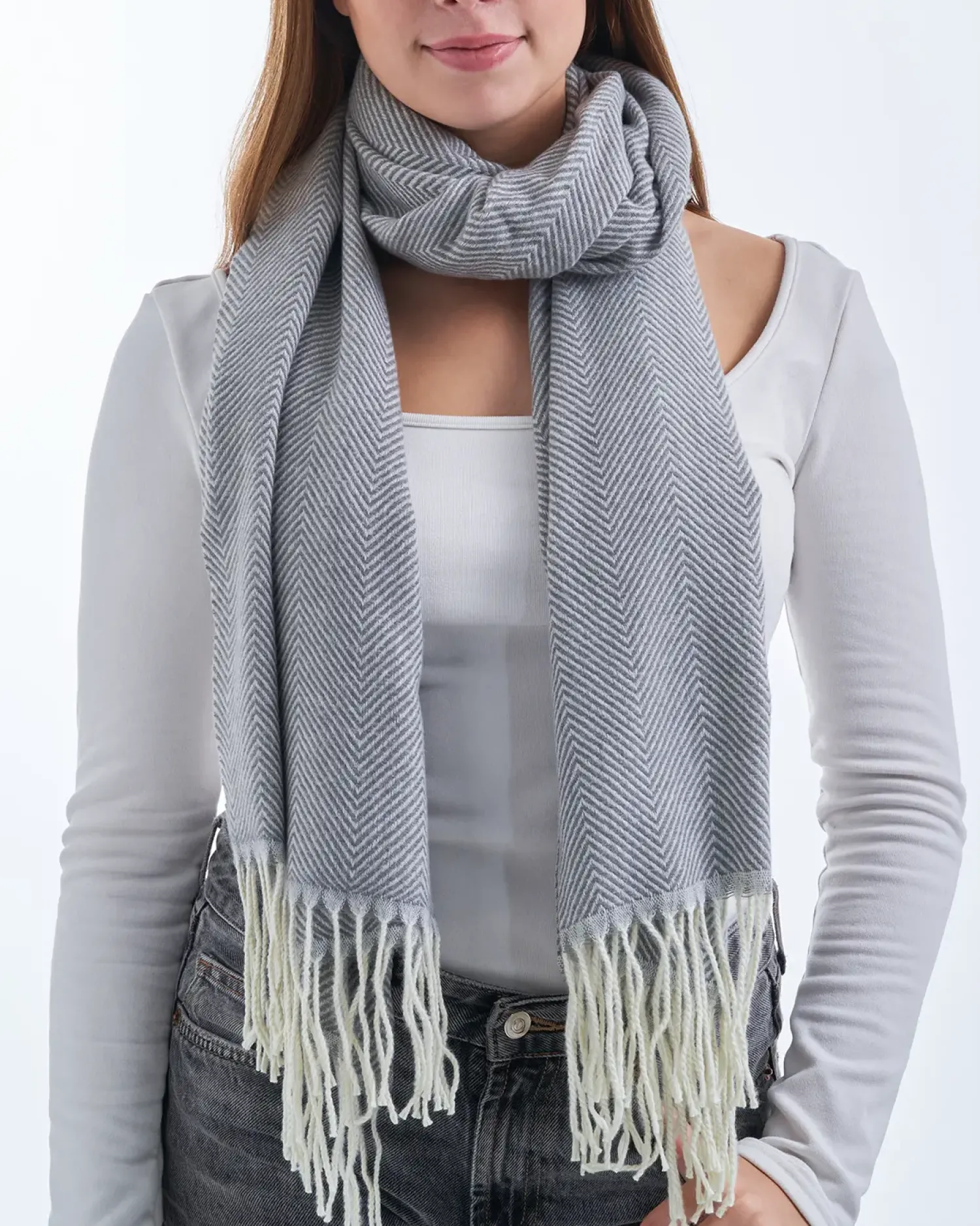 Bijou Brigitte Écharpe - Urban Herringbone New