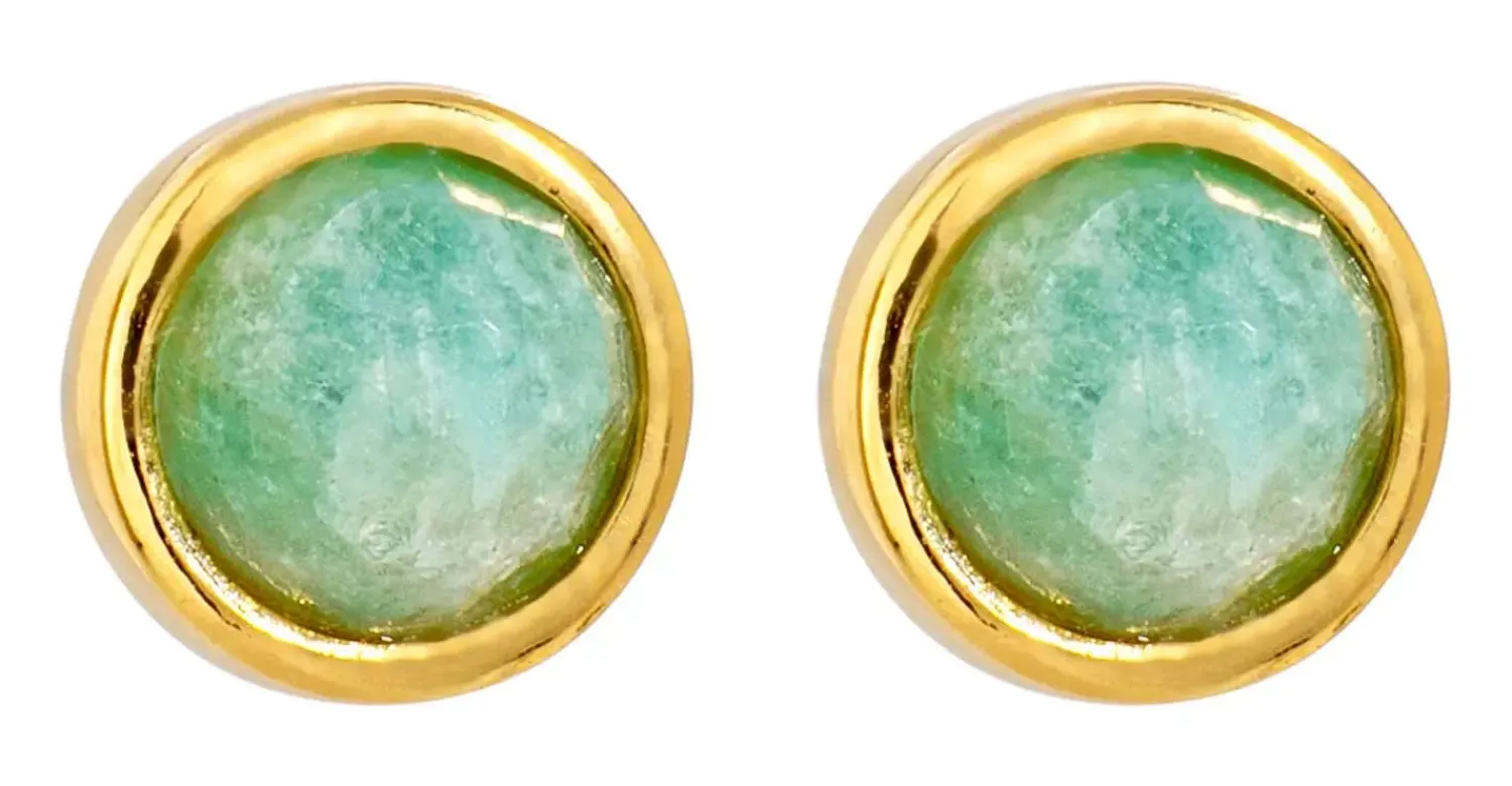Bijou Brigitte Clous d'oreilles - Amazonite Glow Discount