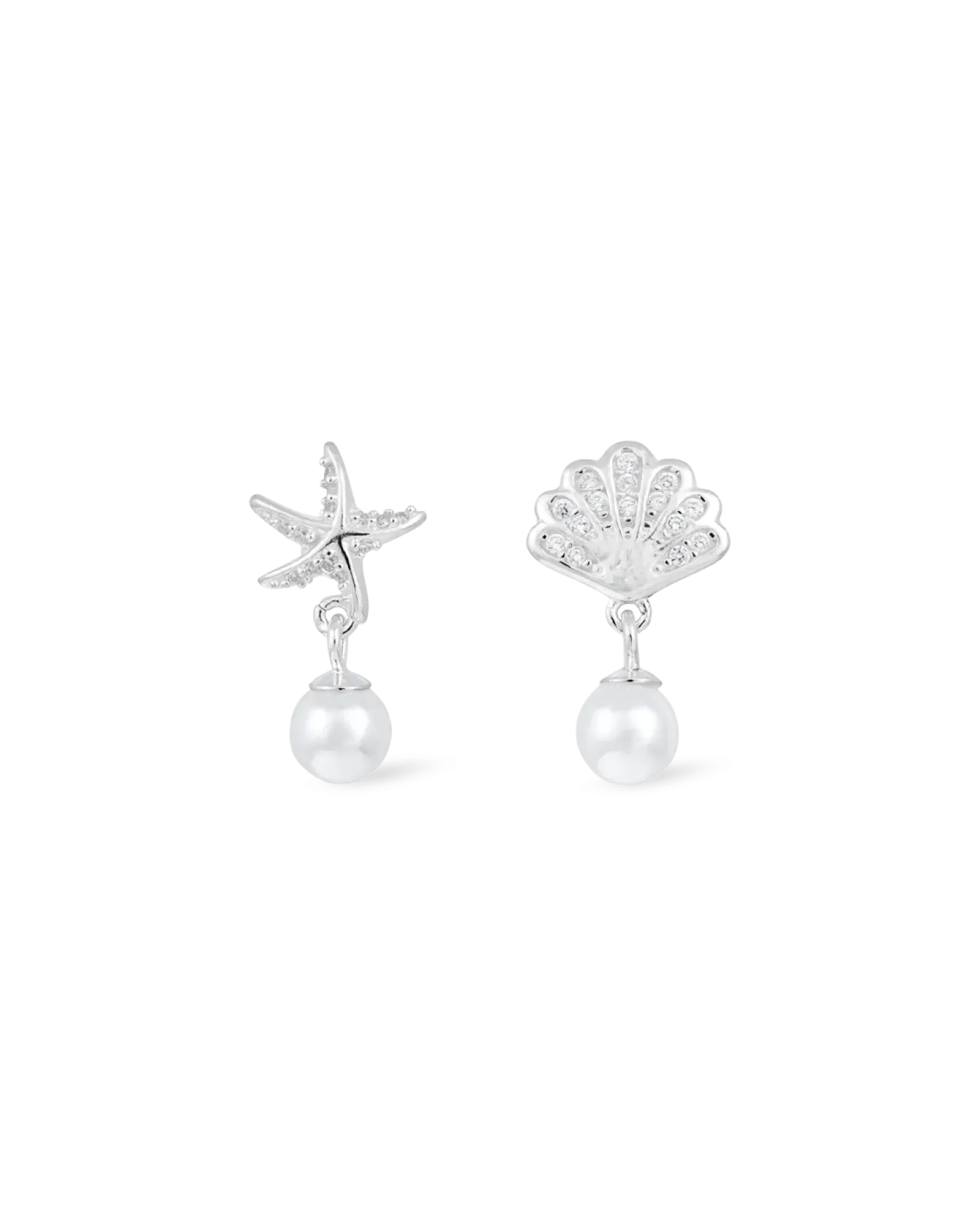 Bijou Brigitte Clous d'oreilles - Asymmetrical Ocean Discount