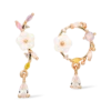 Bijou Brigitte Clous d'oreilles - Asymmetrical Flowers Outlet