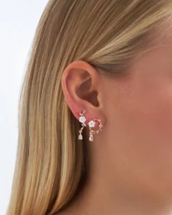 Bijou Brigitte Clous d'oreilles - Asymmetrical Flowers Outlet