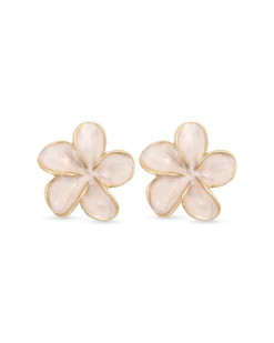 Bijou Brigitte Clous d'oreilles - Beige Blossom Clearance