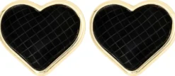 Bijou Brigitte Clous d'oreilles - Black Hearts