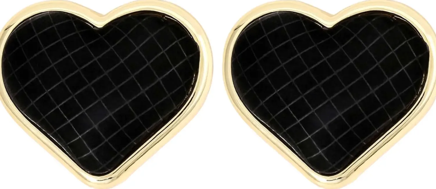 Bijou Brigitte Clous d'oreilles - Black Hearts
