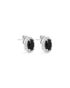 Bijou Brigitte Clous d’oreilles - Black Oval Sale