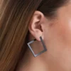Bijou Brigitte Clous d'oreilles - Black Square Clearance