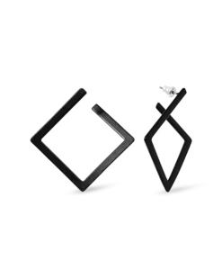 Bijou Brigitte Clous d'oreilles - Black Square Clearance