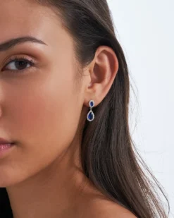 Bijou Brigitte Clous d'oreilles - Blue Brilliance Online