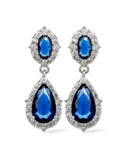 Bijou Brigitte Clous d'oreilles - Blue Brilliance Online