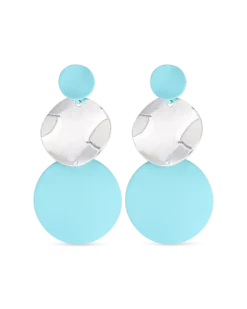 Bijou Brigitte Clous d'oreilles - Blue Circles Sale
