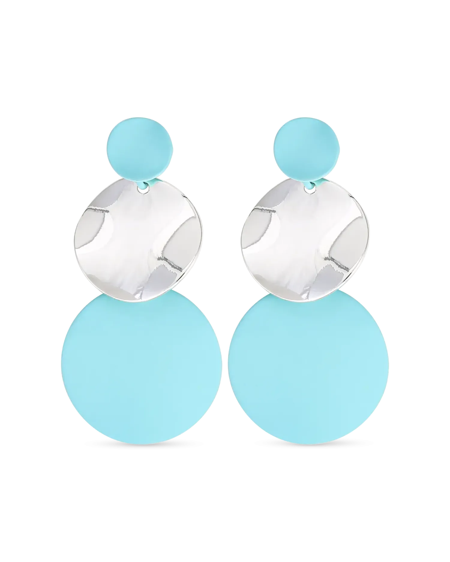 Bijou Brigitte Clous d'oreilles - Blue Circles Sale