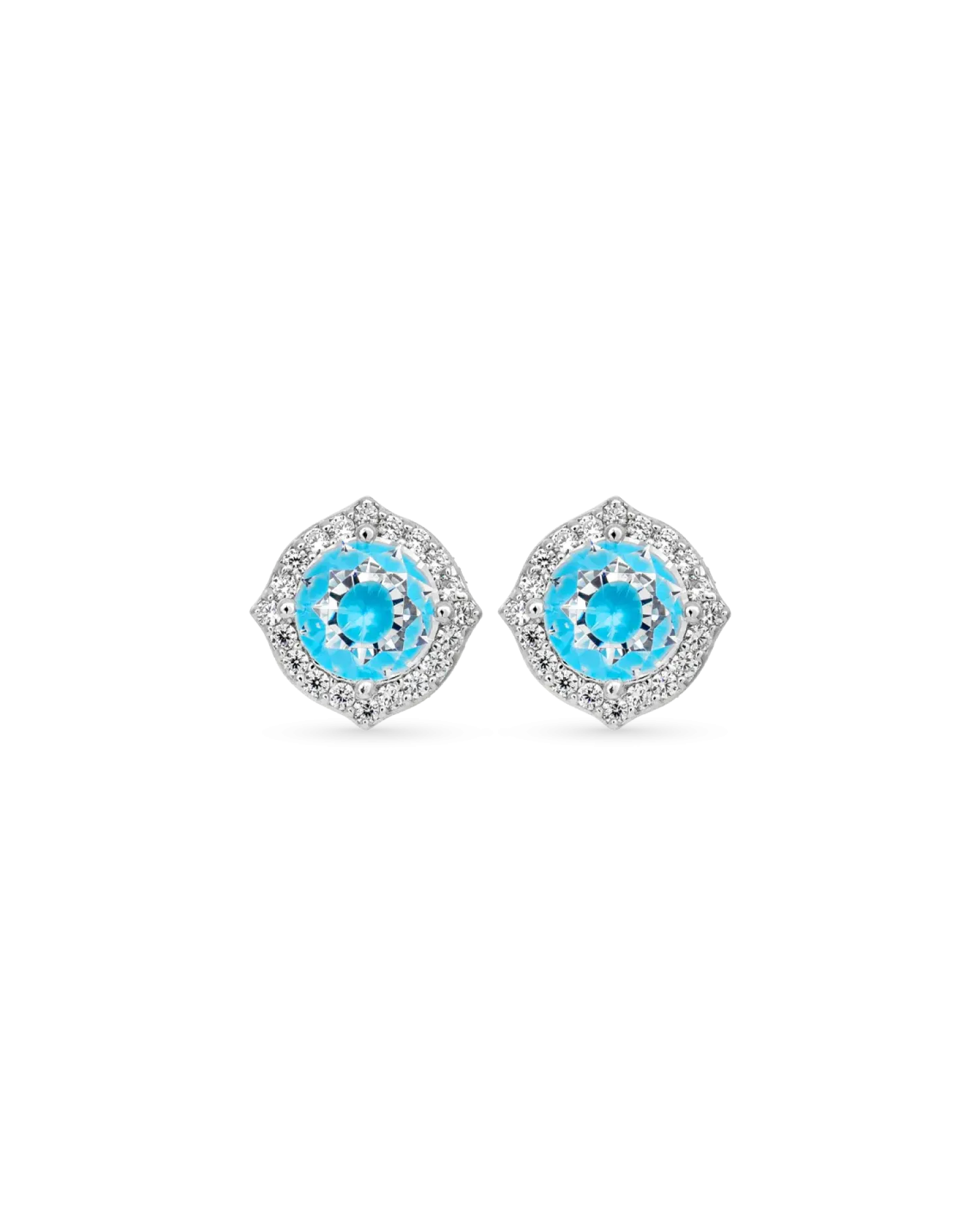 Bijou Brigitte Clous d'oreilles - Blue Halo Hot