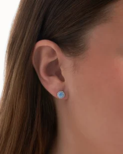 Bijou Brigitte Clous d'oreilles - Blue Halo Hot
