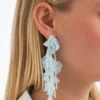 Bijou Brigitte Clous d'oreilles - Blue Leaves New