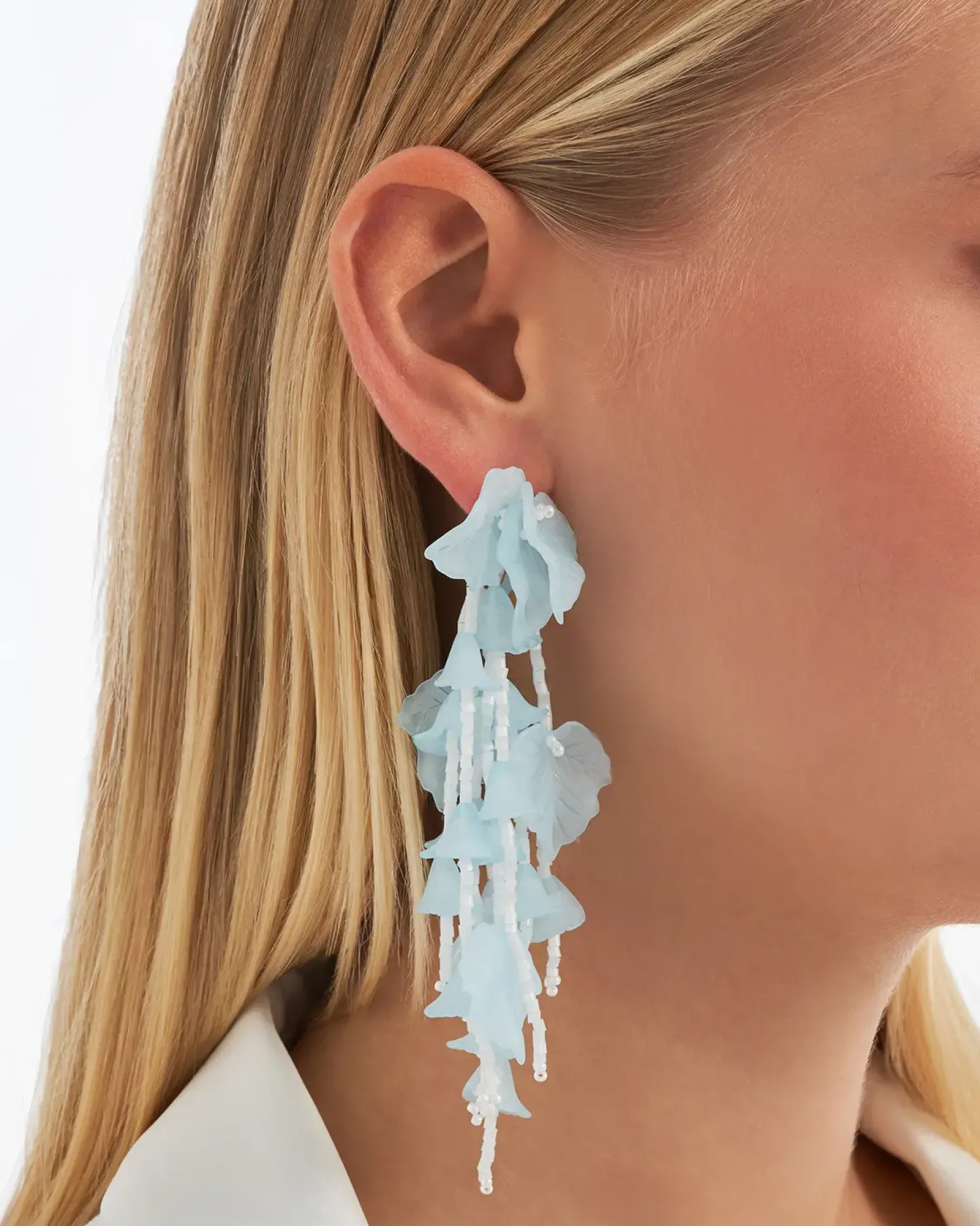 Bijou Brigitte Clous d'oreilles - Blue Leaves New
