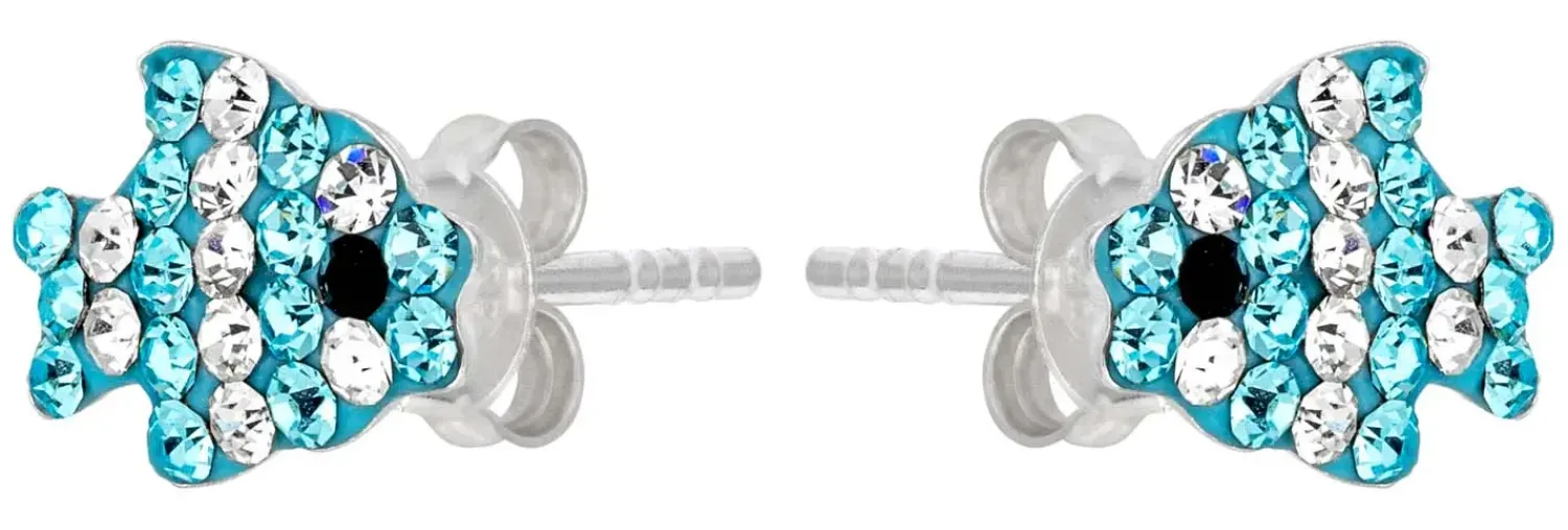 Bijou Brigitte Clous d'oreilles - Blue Waves Sale