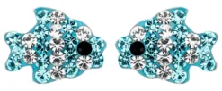 Bijou Brigitte Clous d'oreilles - Blue Waves Sale