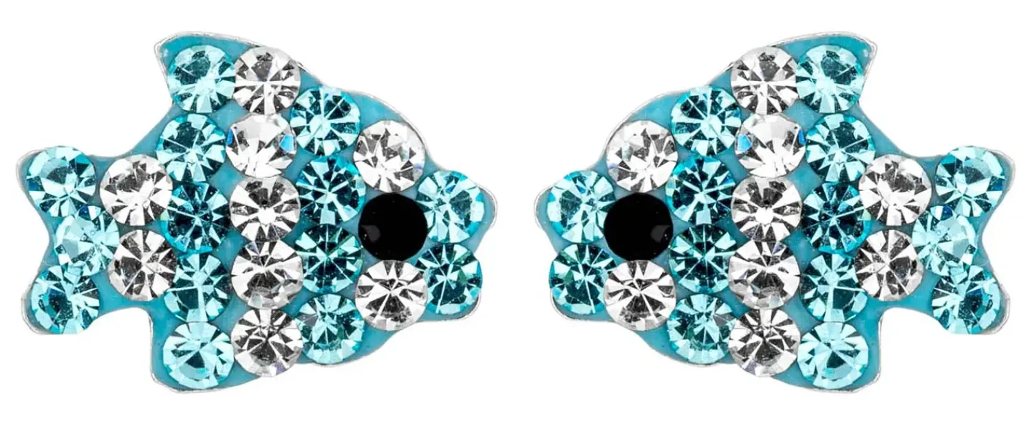 Bijou Brigitte Clous d'oreilles - Blue Waves Sale