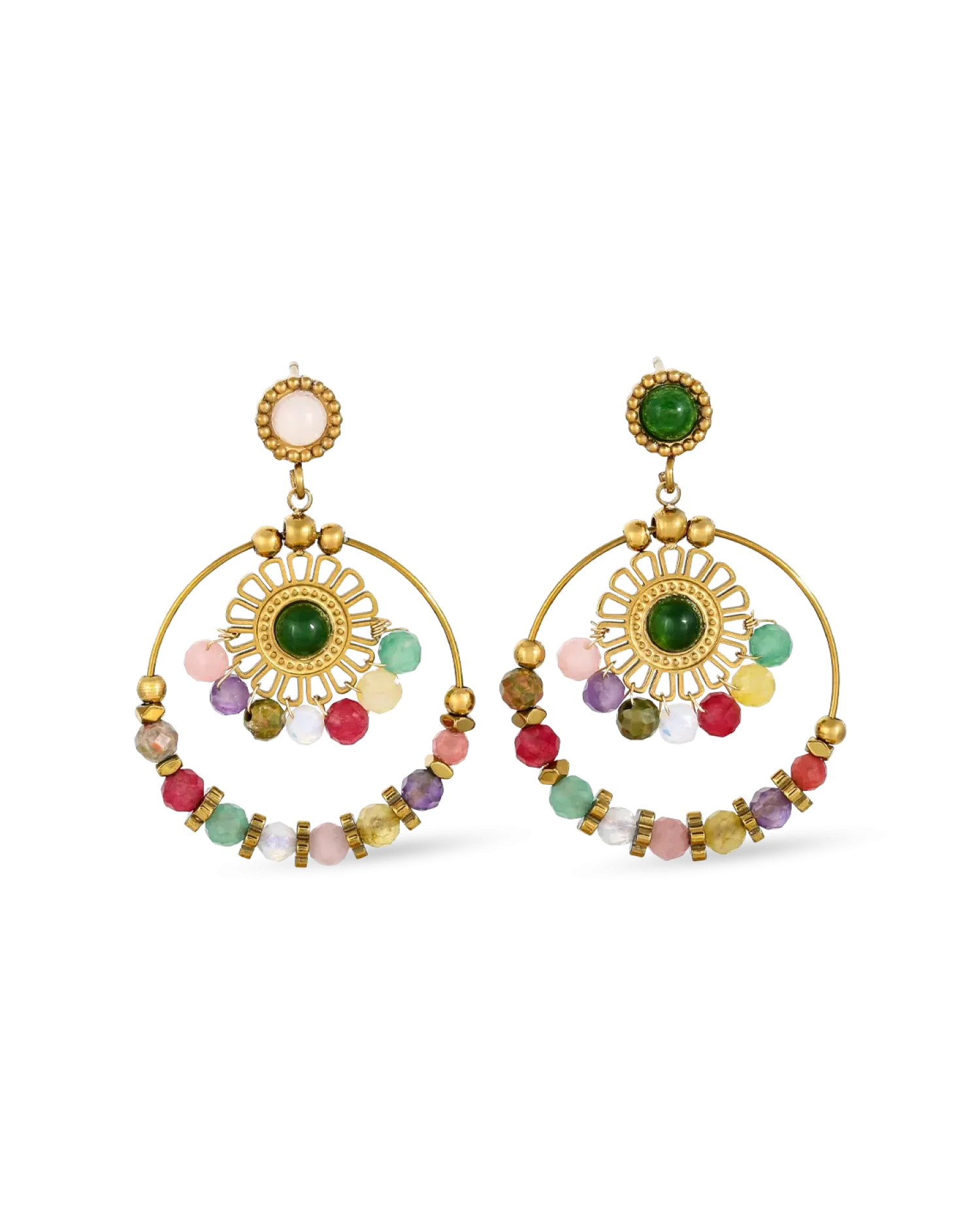 Bijou Brigitte Clous d'oreilles - Boho Amethyst Clearance
