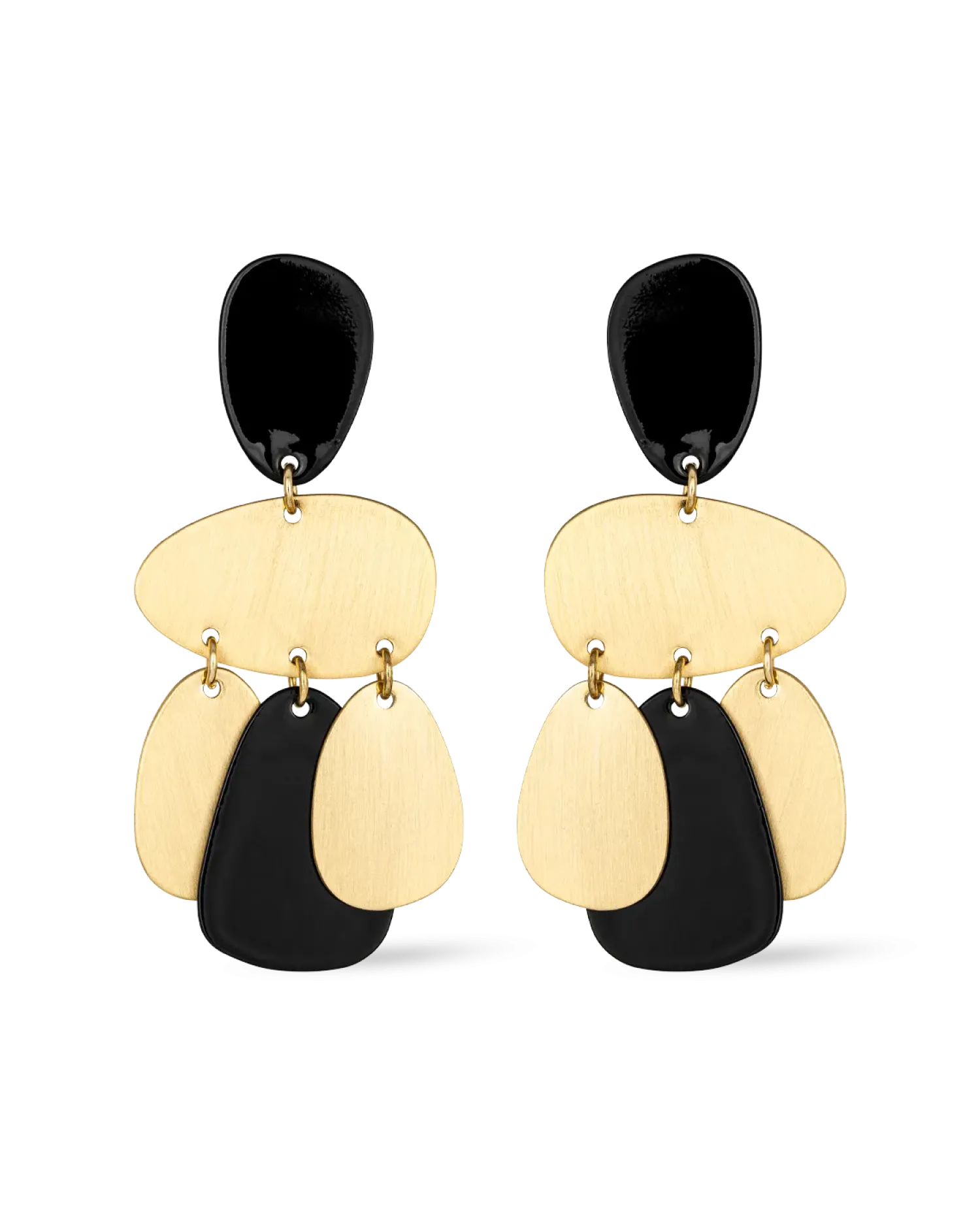 Bijou Brigitte Clous d'oreilles - Bold Black Outlet
