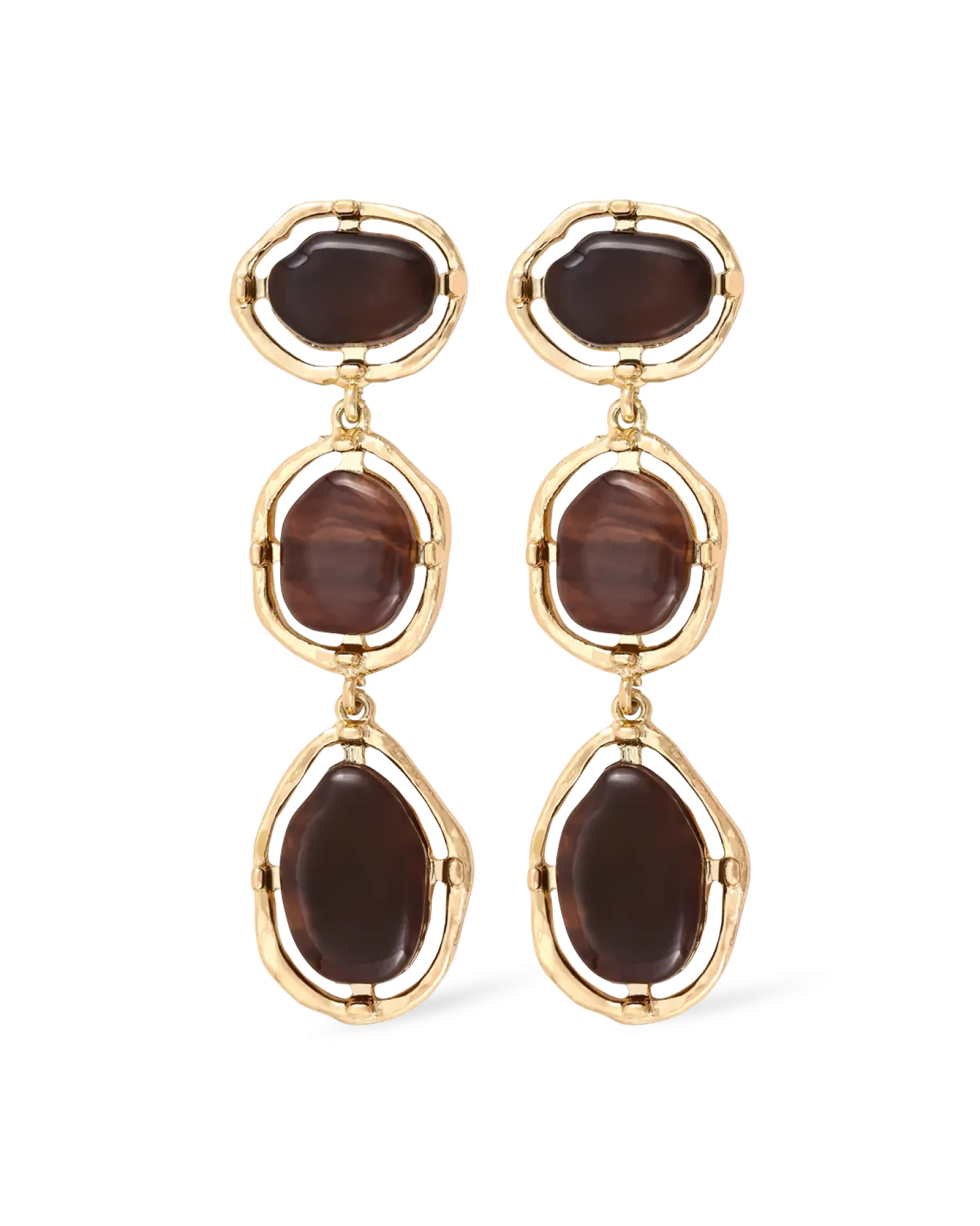 Bijou Brigitte Clous d'oreilles - Brown Vibes