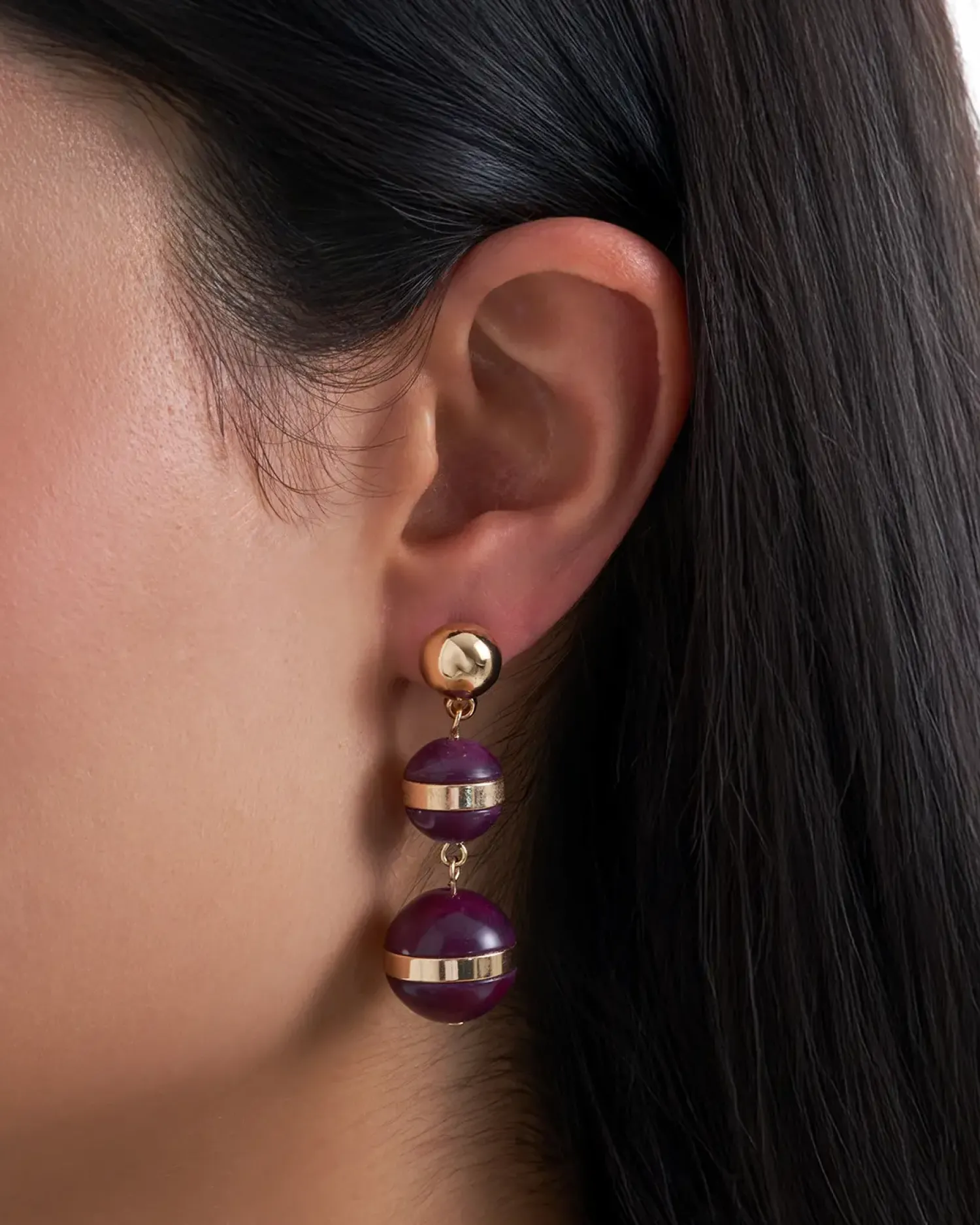 Bijou Brigitte Clous d'oreilles - Burgundy Balls Online