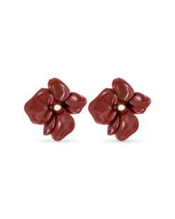 Bijou Brigitte Clous d'oreilles - Burgundy Blossom Discount