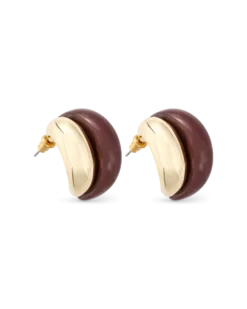 Bijou Brigitte Clous d'oreilles - Burgundy Shine New