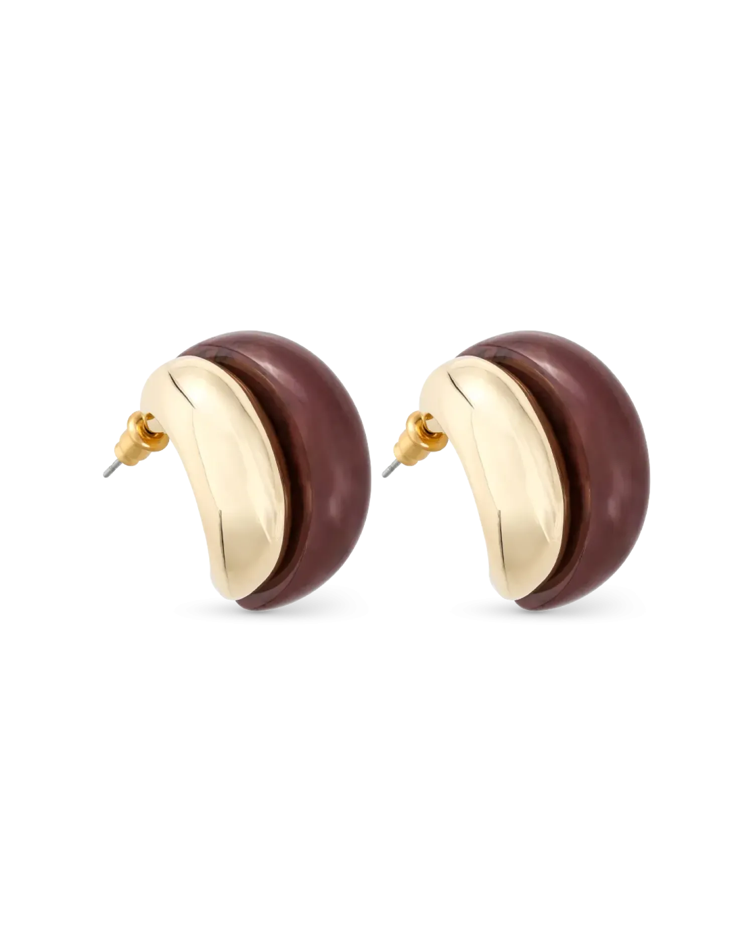 Bijou Brigitte Clous d'oreilles - Burgundy Shine New
