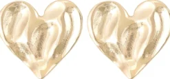 Bijou Brigitte Clous d'oreilles - Champagne Hearts