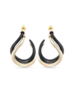 Bijou Brigitte Clous d'oreilles - Chunky Black Discount