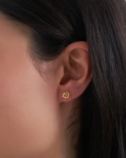 Bijou Brigitte Clous d'oreilles - Curled Sun