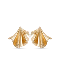 Bijou Brigitte Clous d'oreilles - Curved Leaves