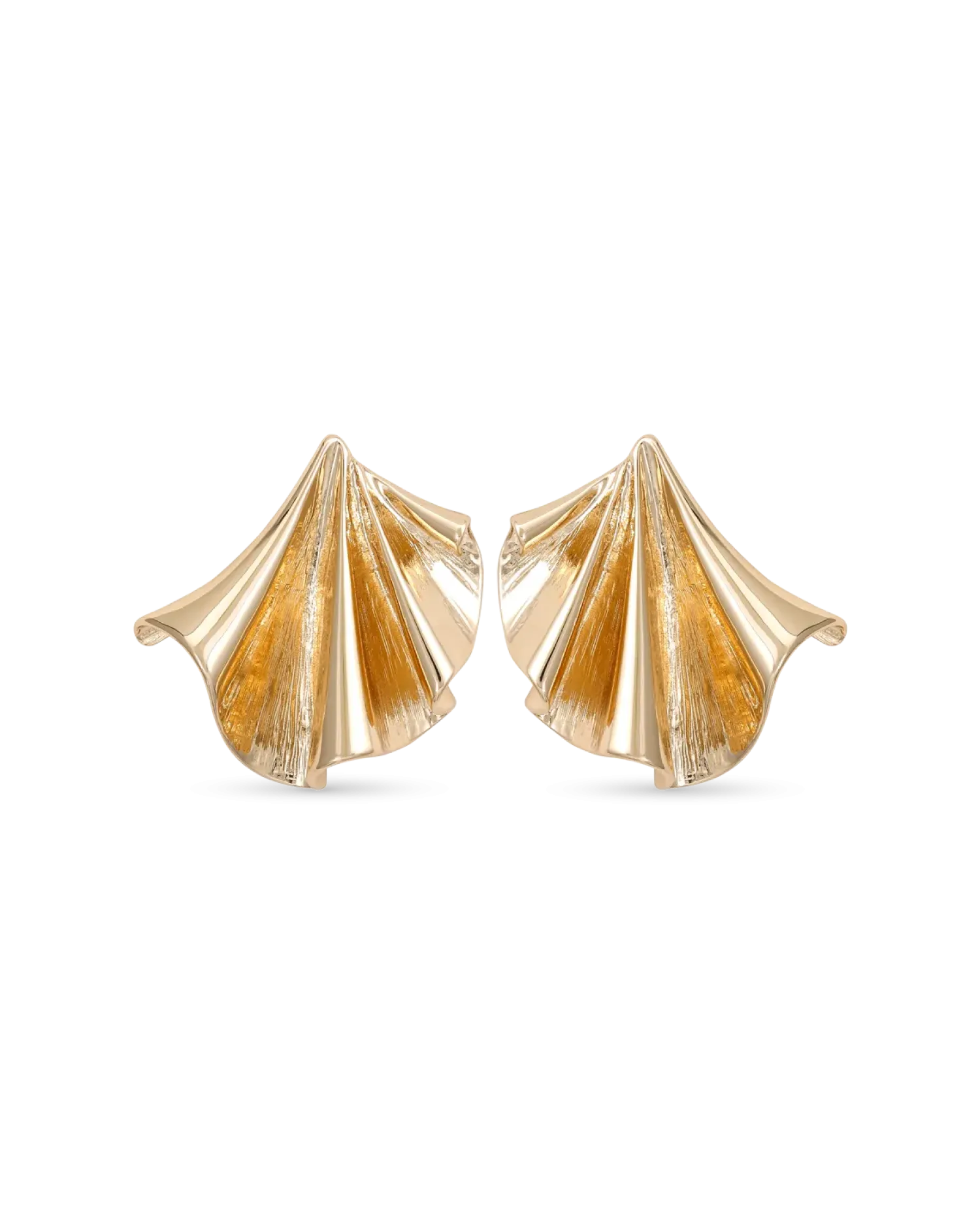 Bijou Brigitte Clous d'oreilles - Curved Leaves