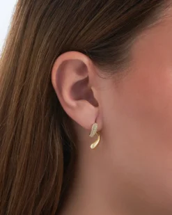Bijou Brigitte Clous d'oreilles - Curved Sparkle Outlet