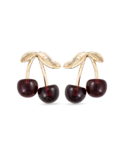 Bijou Brigitte Clous d'oreilles - Dark Cherry Hot