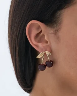 Bijou Brigitte Clous d'oreilles - Dark Cherry Hot