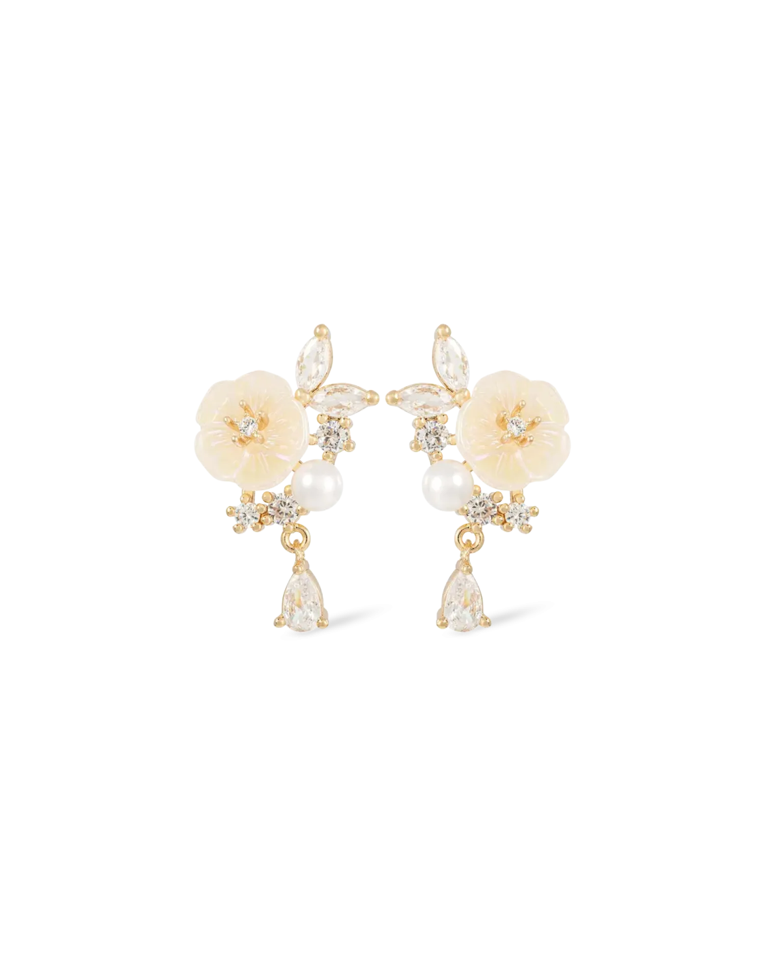 Bijou Brigitte Clous d'oreilles - Delicate Blossom Hot