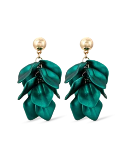 Bijou Brigitte Clous d'oreilles - Emerald Leaves Outlet