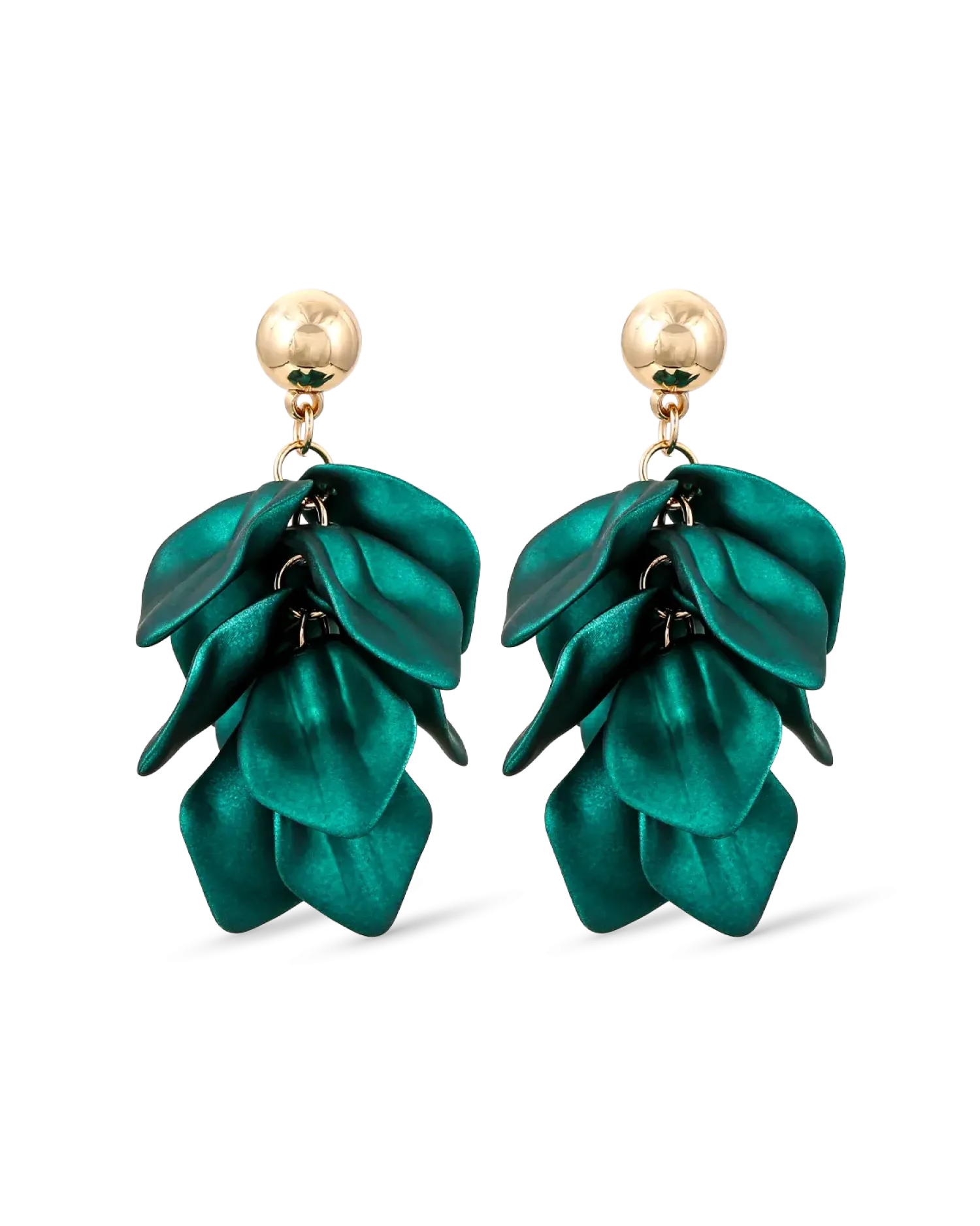 Bijou Brigitte Clous d'oreilles - Emerald Leaves Outlet