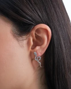 Bijou Brigitte Clous d'oreilles - Emerald Serpent Best